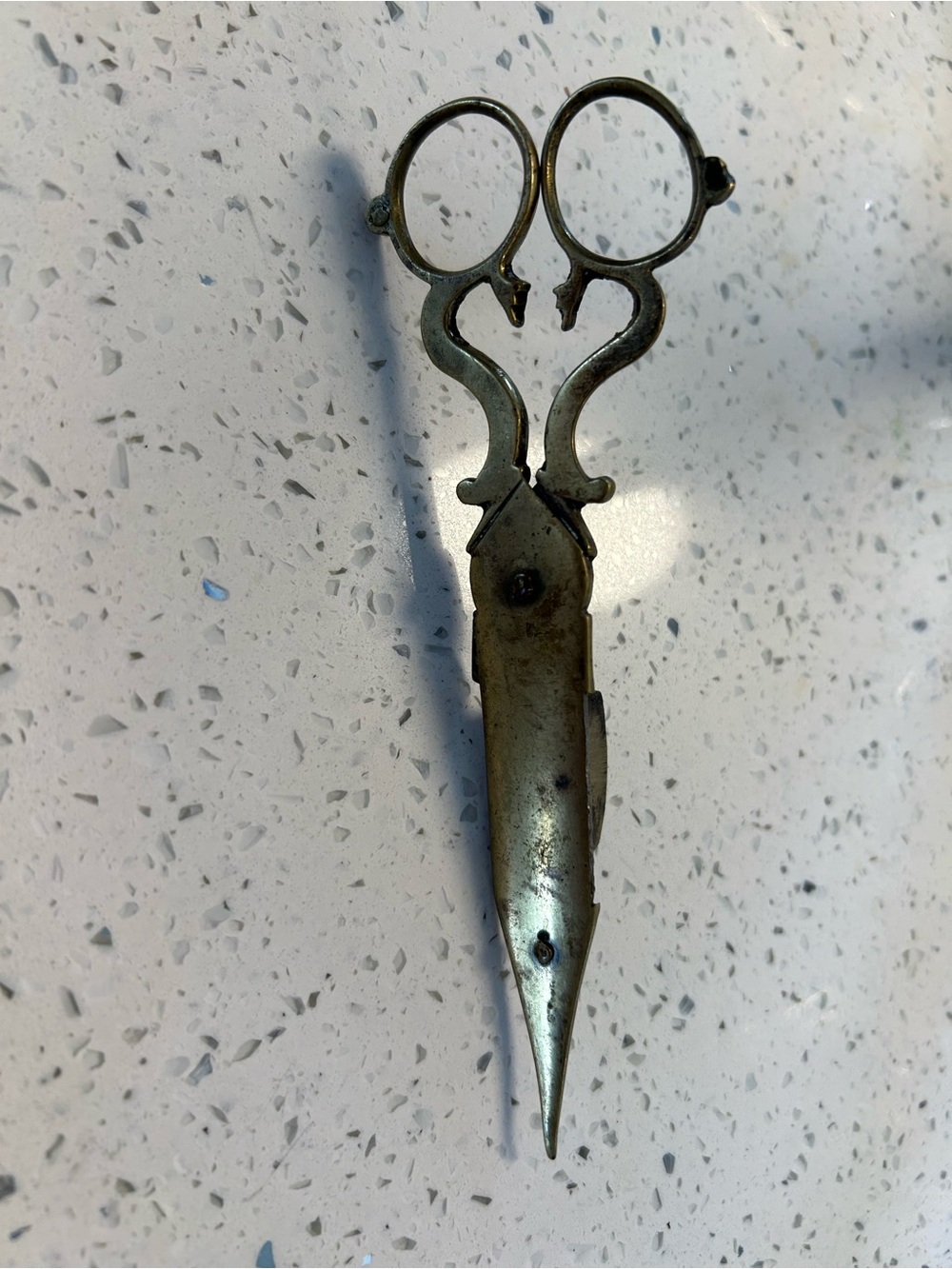 Antique Brass Candle Snuffer & Wick Trimmer